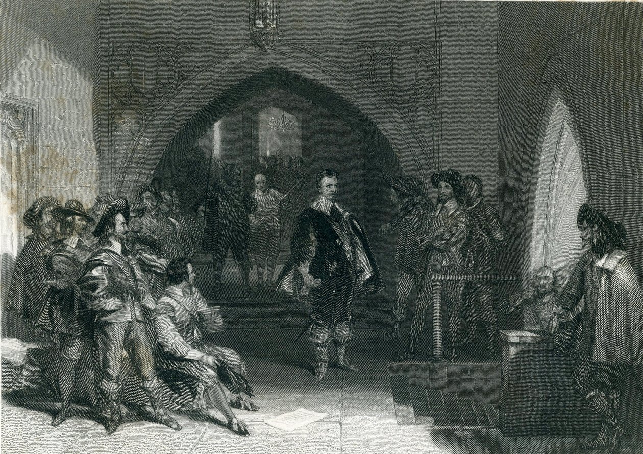 Lord Strafford letartóztatása, 1640 alkotó: English School