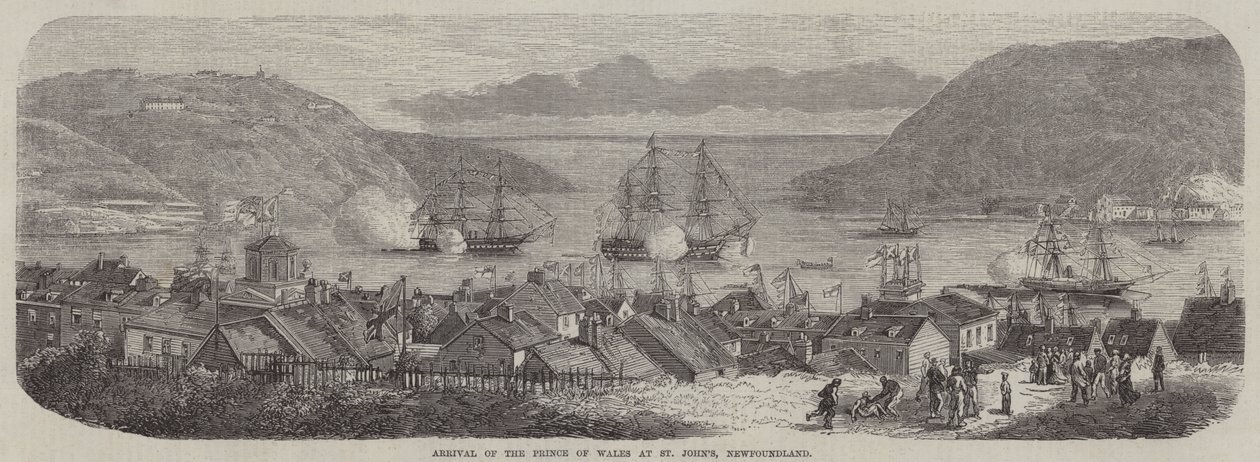 A walesi herceg megérkezése St John