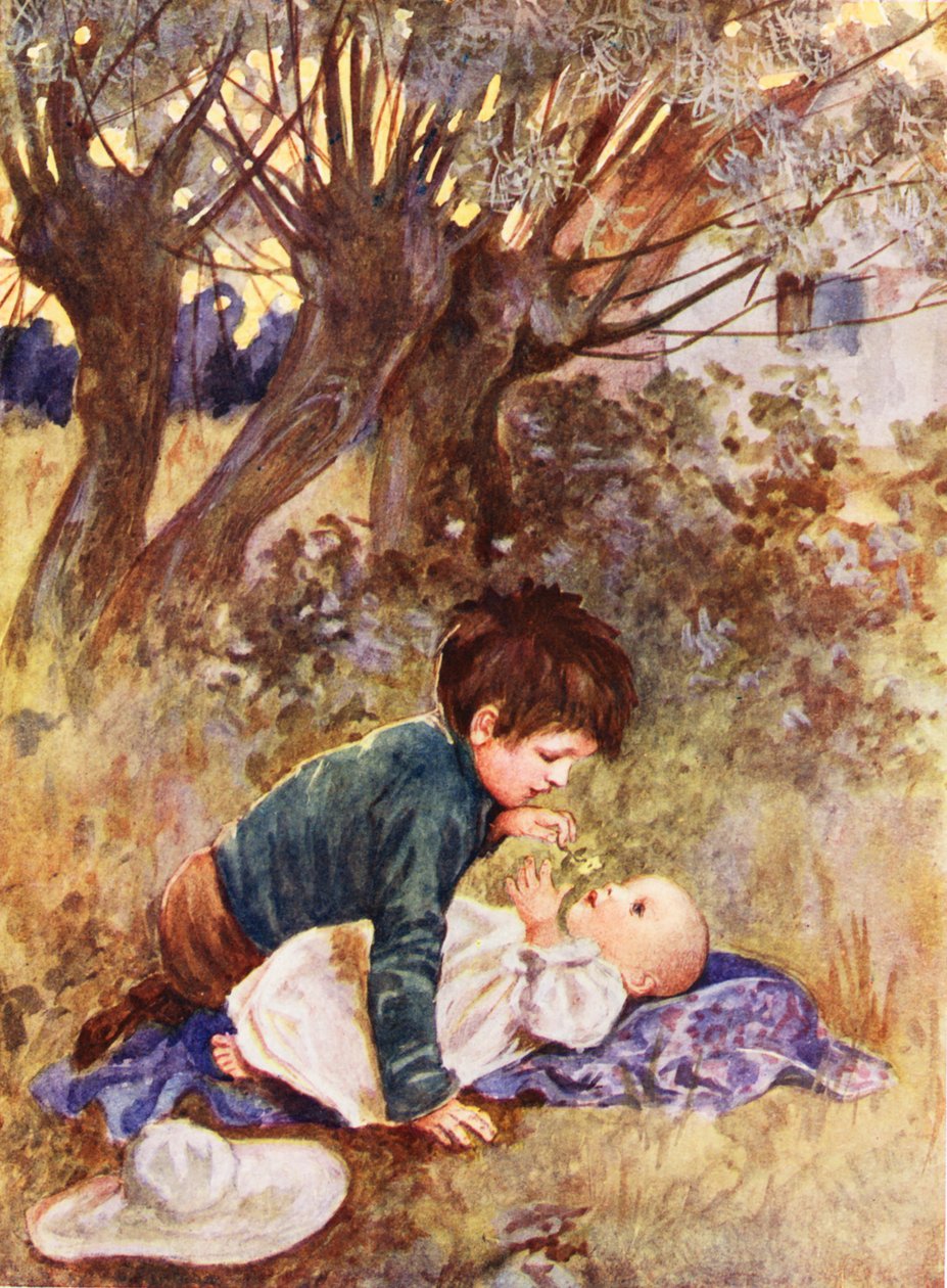 Húgocskám (színes litográfia) alkotó: English School