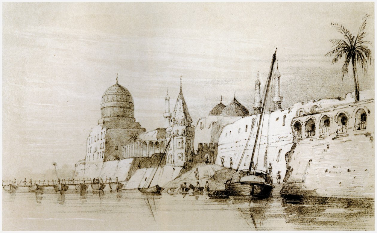 Bagdad, 1834-37 körül (rajz) alkotó: English School