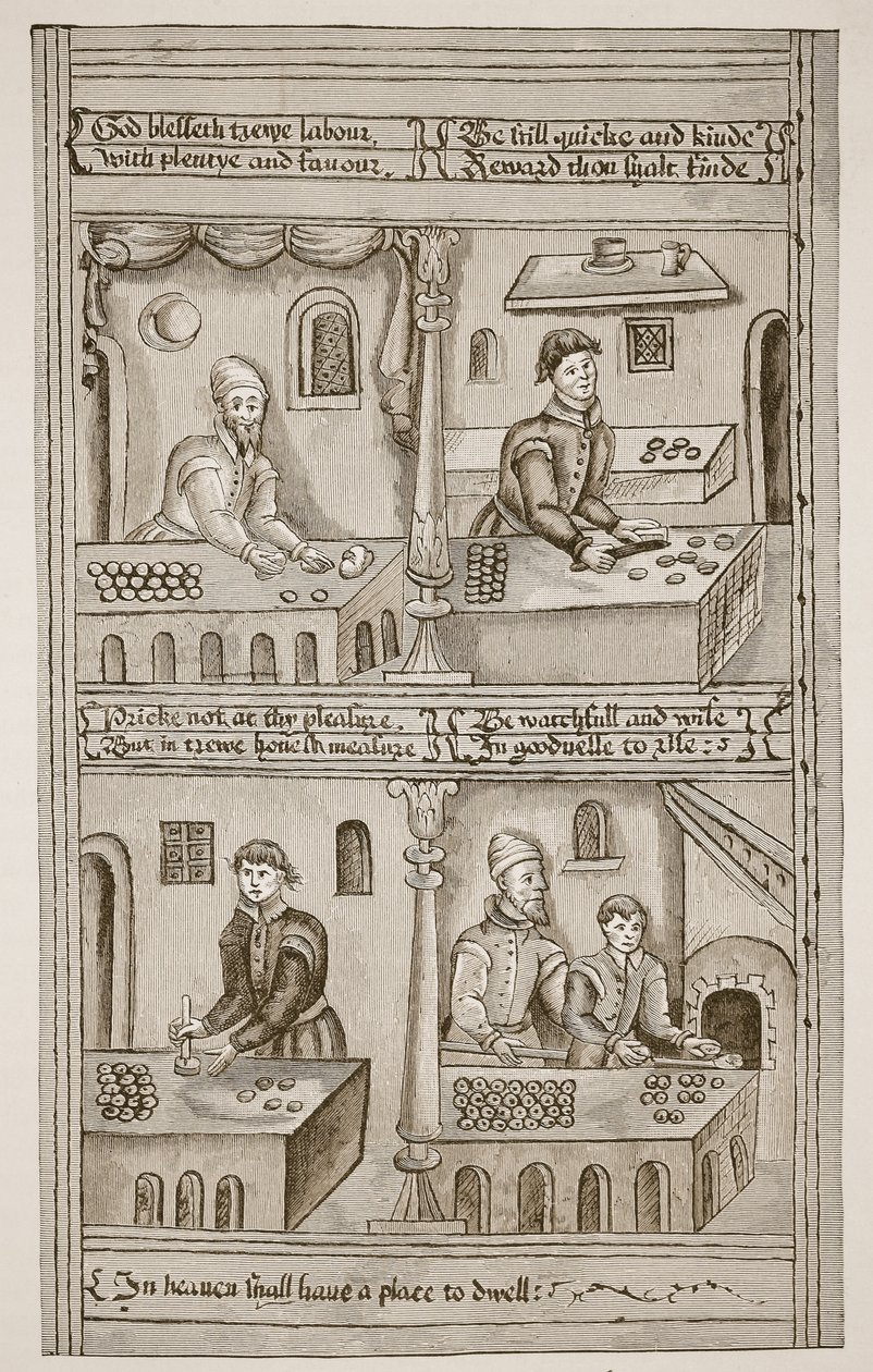 Bakers of York, 1595-1596 (szépia fotó) alkotó: English School