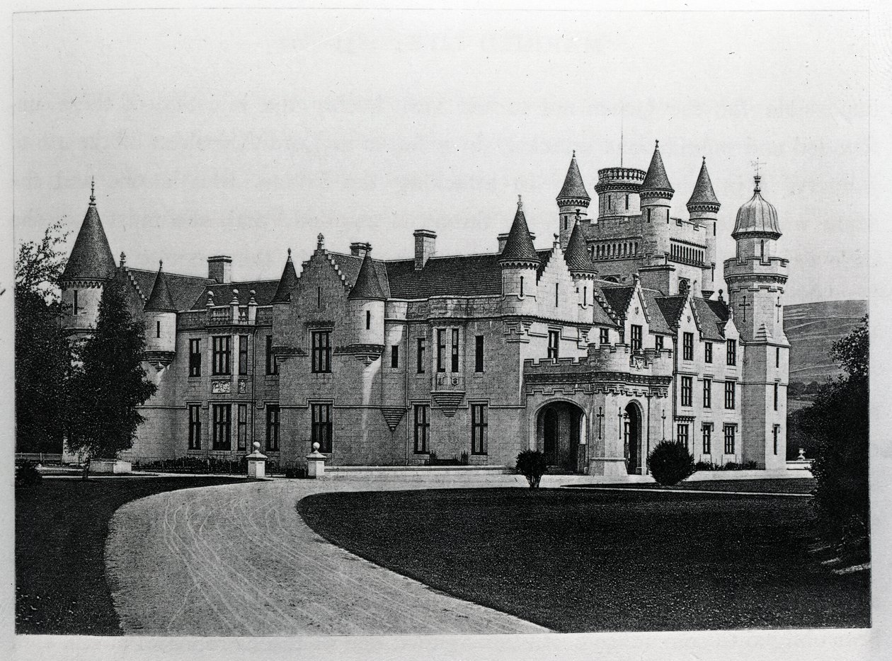 Balmoral kastély (litho) alkotó: English School