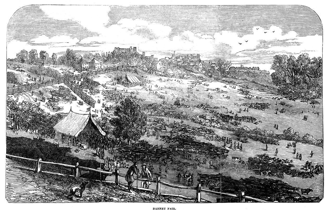 Barnet-vásár, 1849 alkotó: English School