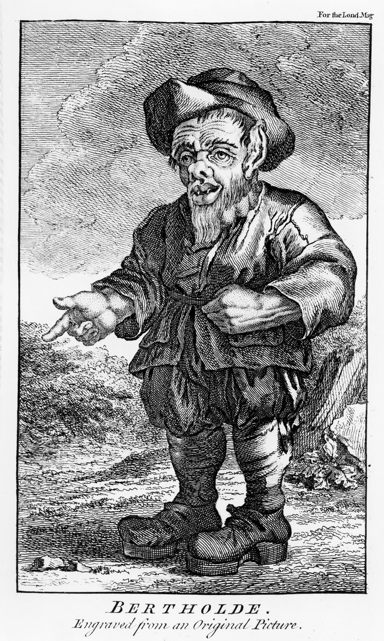 Bertholde of Bertagnona, megjelent a „The London Magazine”-ban, 1820-29 körül (metszet) alkotó: English School