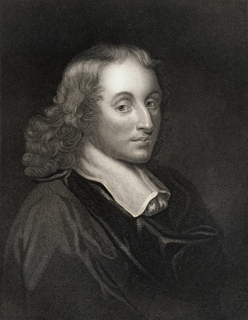 Blaise Pascal (1623-62) az 1833-ban megjelent Portré Galériából alkotó: English School