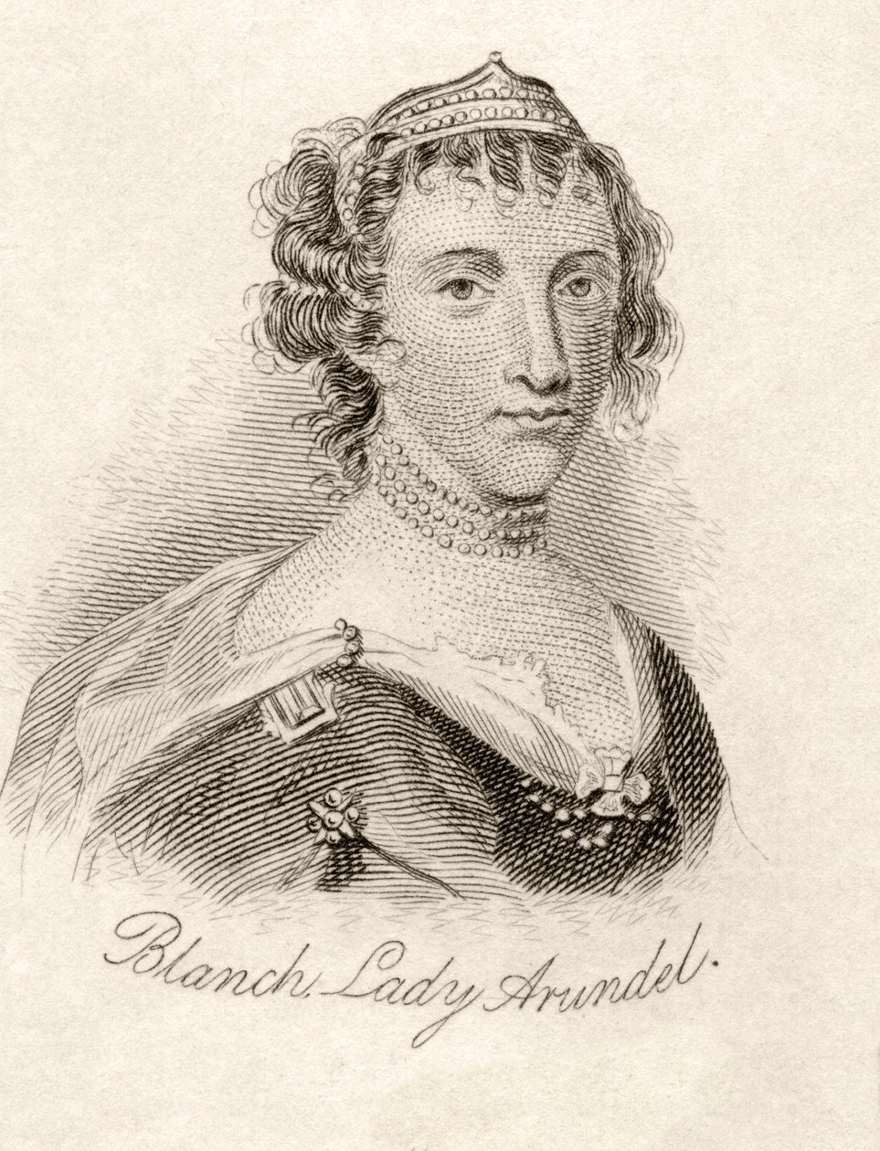 Blanche Somerset, a Wardour-i Arundell bárónő, a „Crabb
