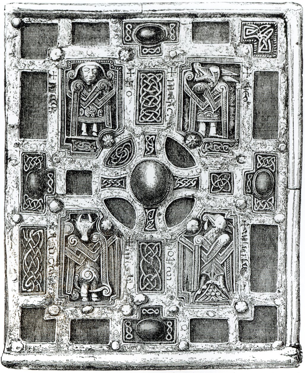 Molaise könyv-szentélye vagy Cumdach, 1001-1025 körül alkotó: English School