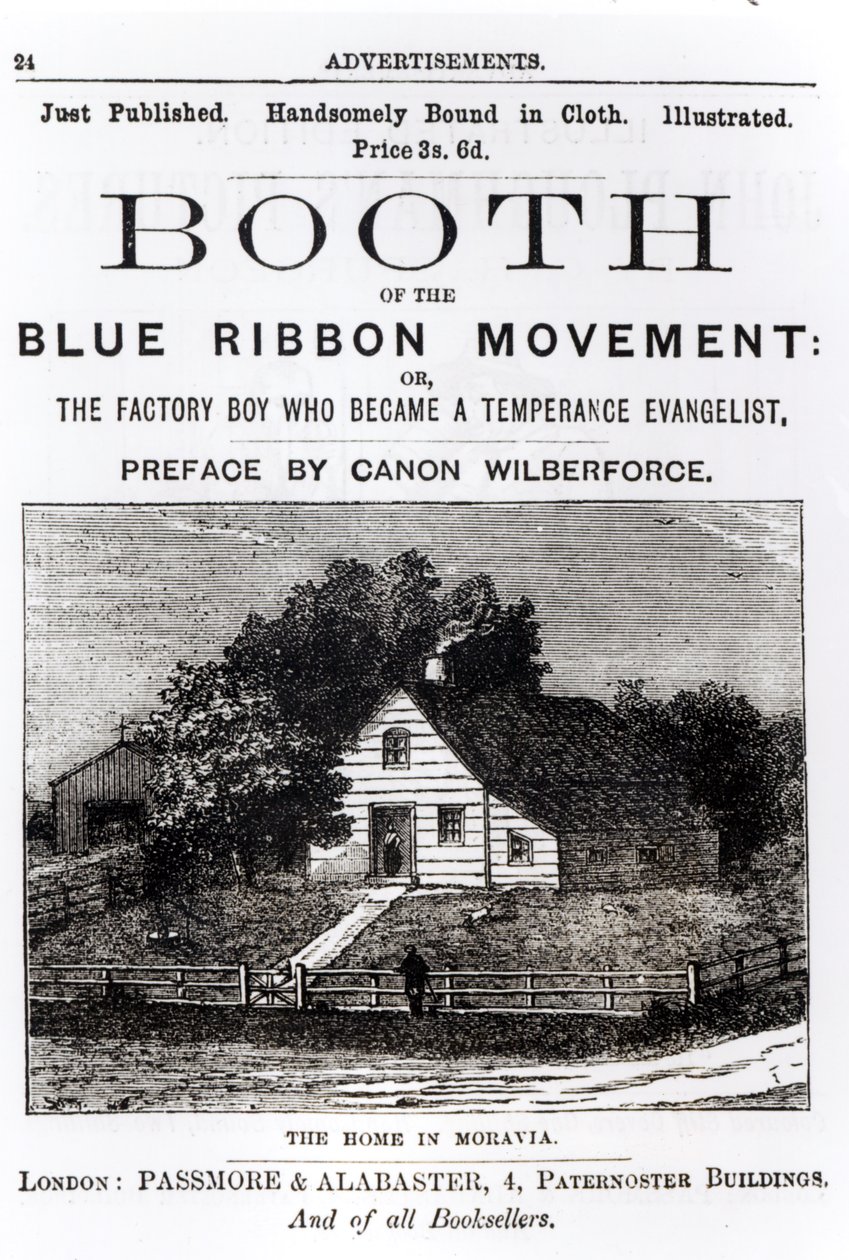 Booth of the Blue Ribbon Movement, 1883 alkotó: English School
