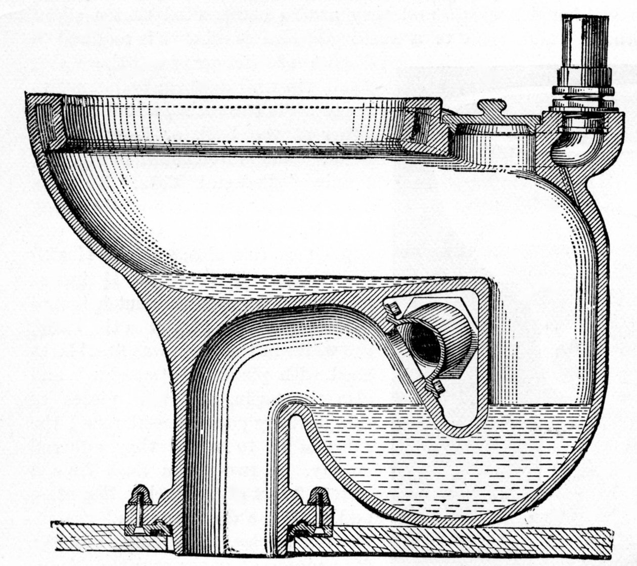 Bostels No. 7 Excelsior Wash-Out WC, 1870 alkotó: English School
