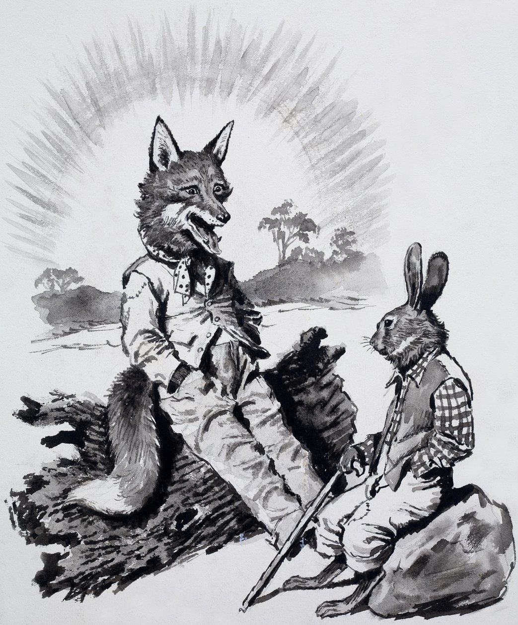 Brer Rabbit és Brer Fox alkotó: English School