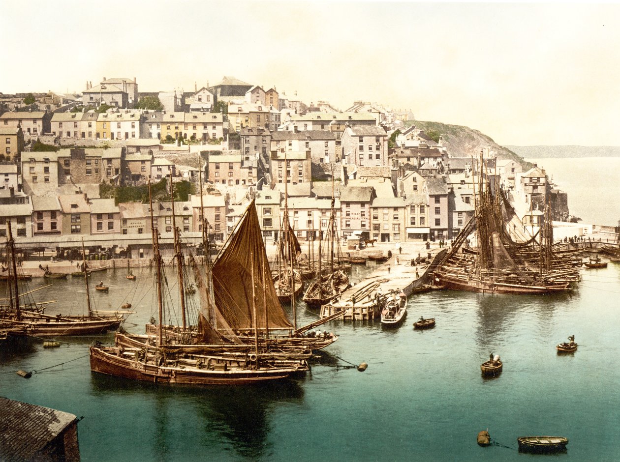 Brixham I (kézzel színezett fotó) alkotó: English School