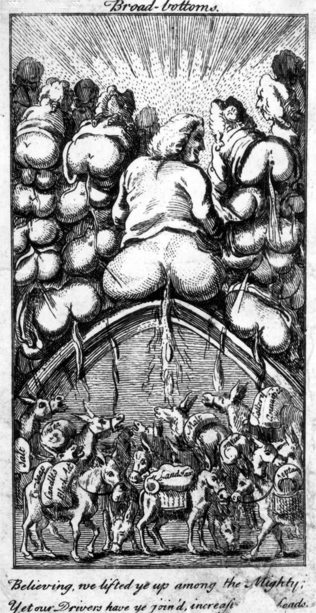 Széles fenekű, 1745 alkotó: English School