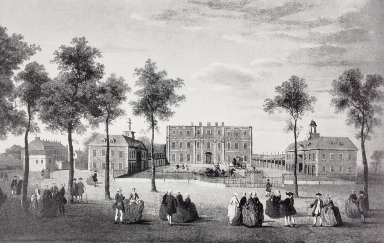 Buckingham-ház, 1750 alkotó: English School