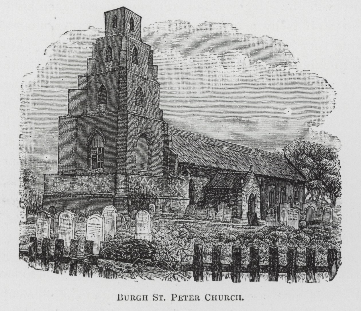 Burgh Szent Péter templom (metszet) alkotó: English School