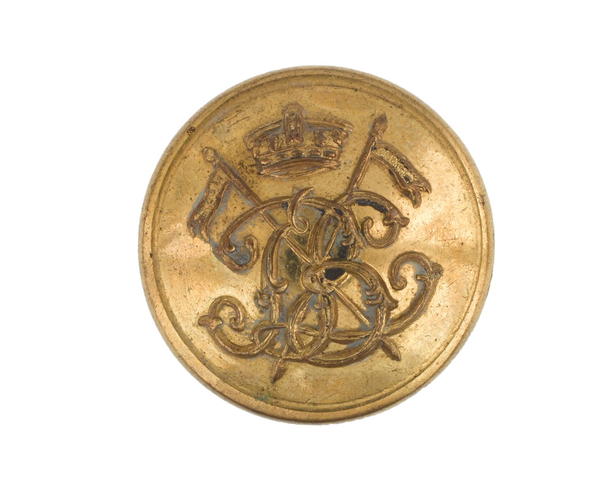 Button, 9. bengáli lándzsás ezred, 1901 előtt alkotó: English School