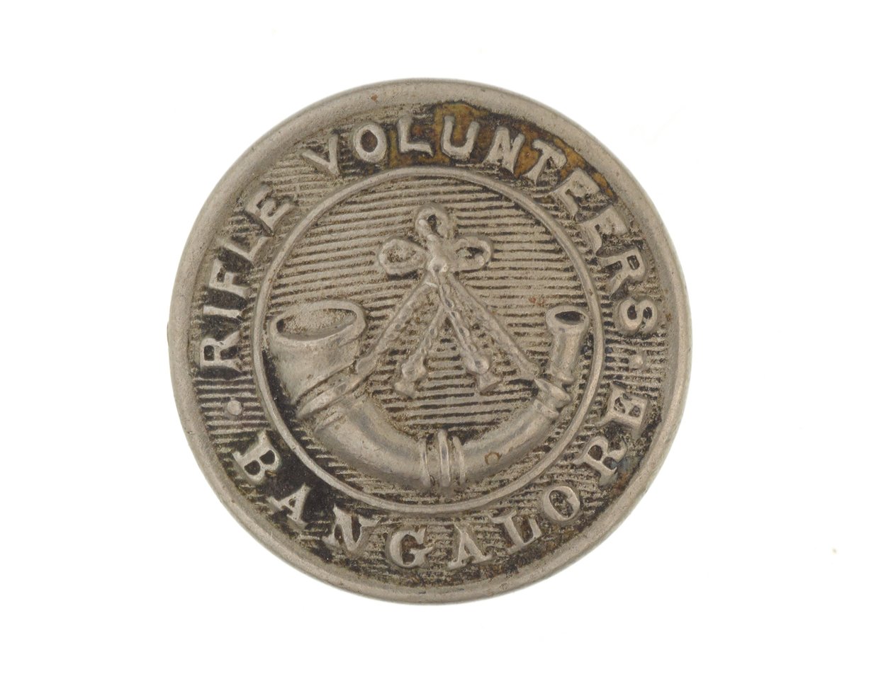 Button, Bangalore Puskás Önkéntesek, 1880-1920 alkotó: English School