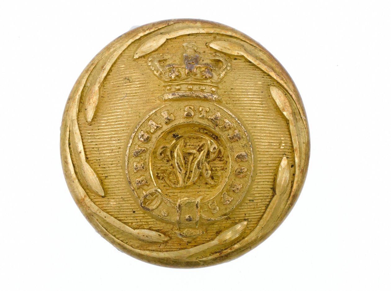 Button, bengáli hadtest, 1861-1876 alkotó: English School