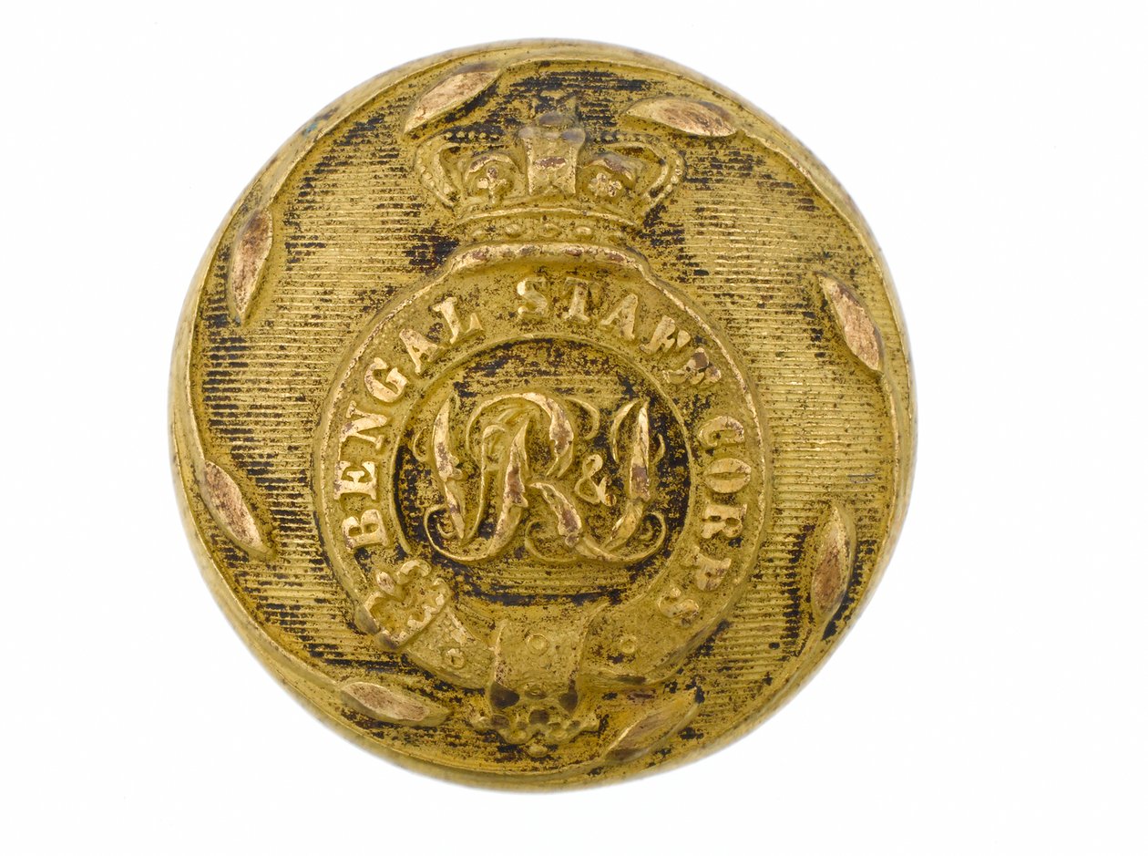 Button, bengáli hadtest, 1876-1891 alkotó: English School