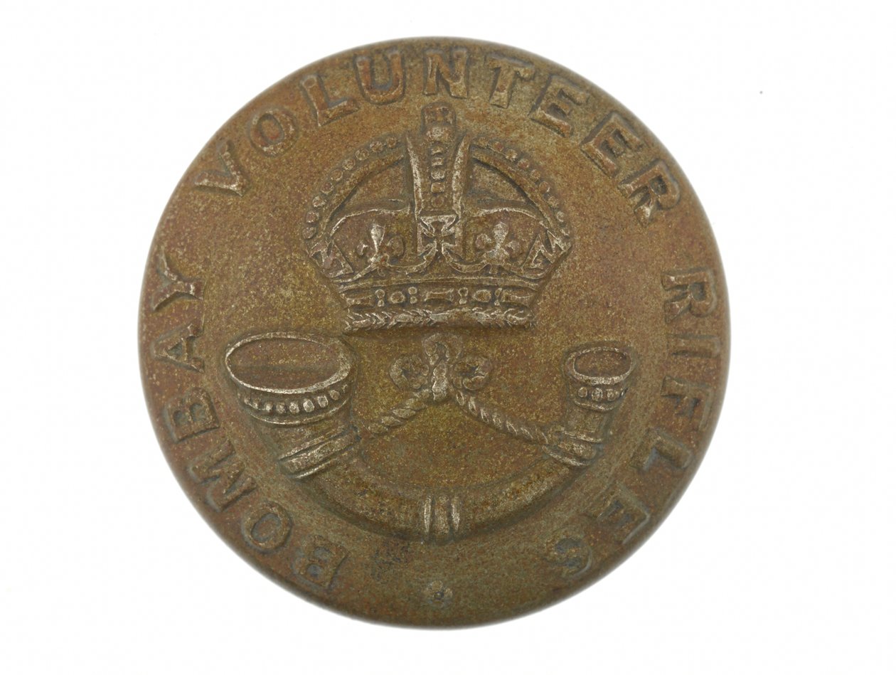 Button, Bombay önkéntes puskák, 1901-1947 alkotó: English School