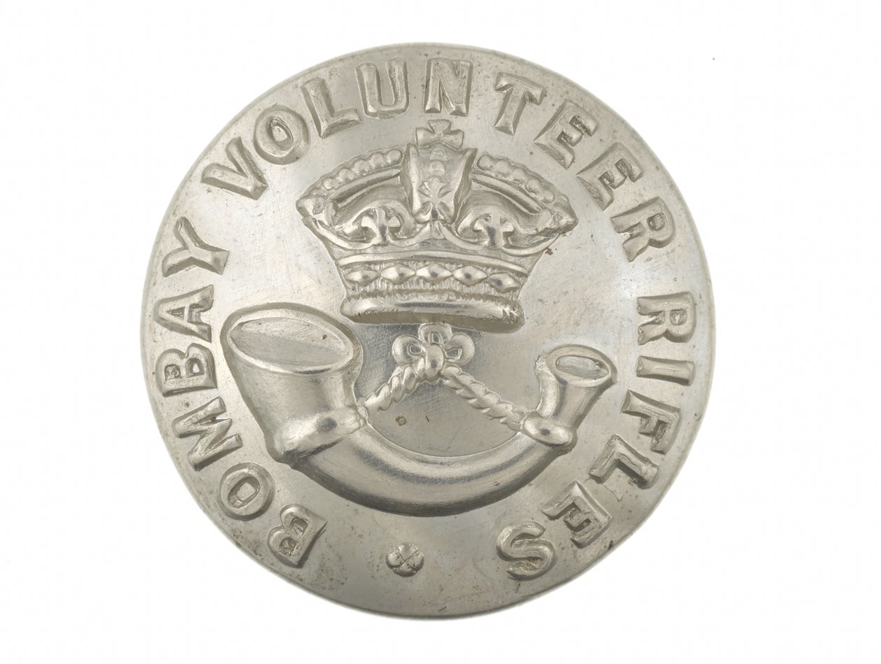 Button, Bombay önkéntes puskák, 1901 előtt alkotó: English School