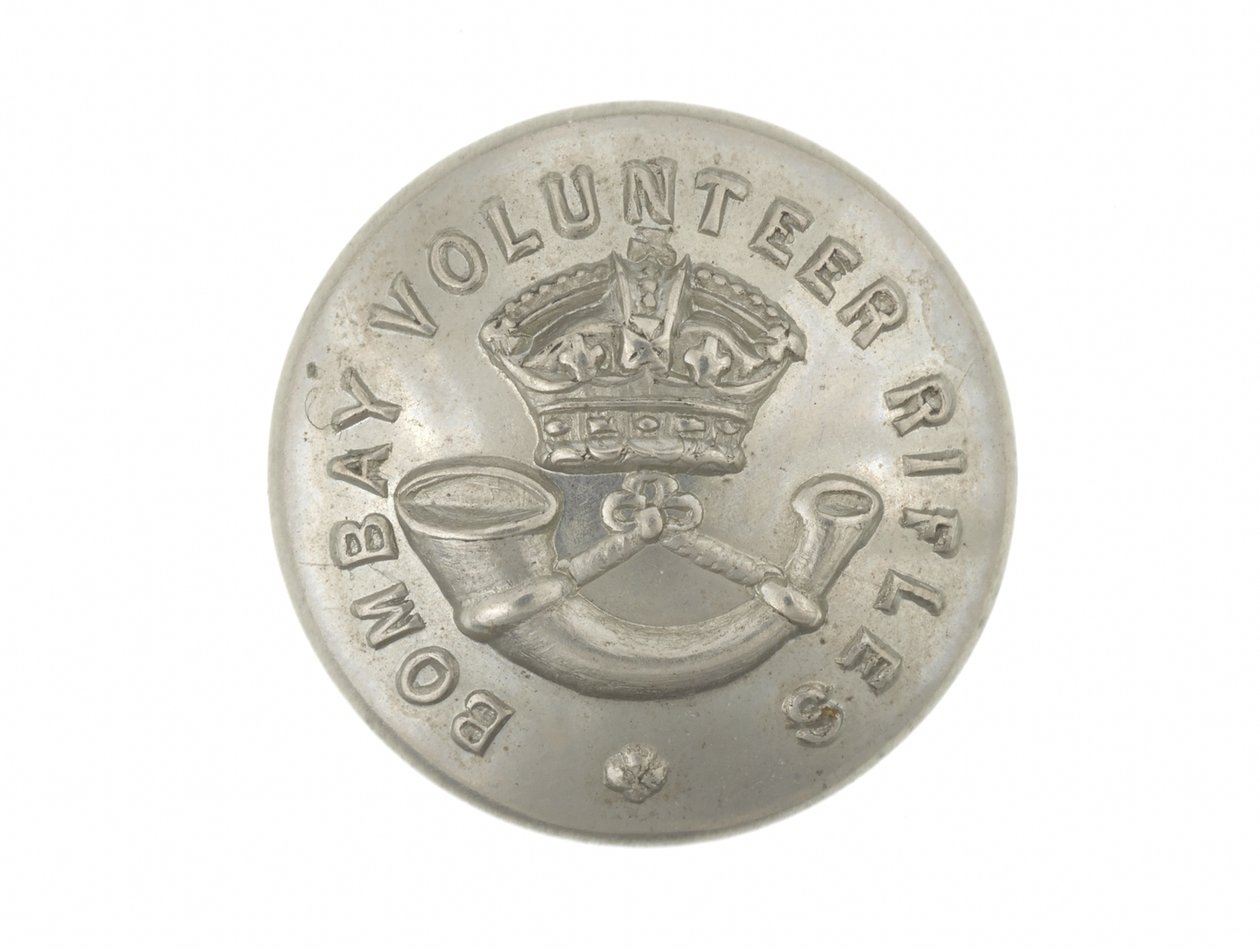 Button, Bombay önkéntes puskák, 1901 előtt alkotó: English School