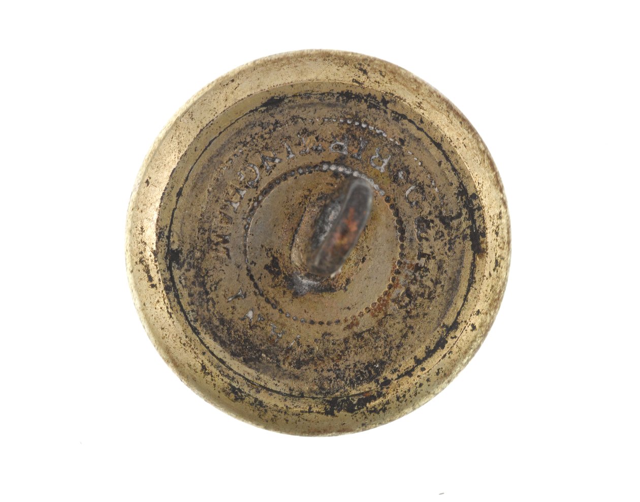 Button, Calcutta Volunteer Rifles, 1901 előtt alkotó: English School
