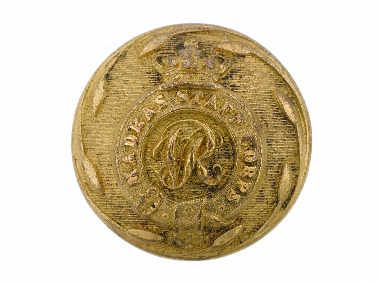 Button, Madras törzsi hadtest, 1861-1876 alkotó: English School