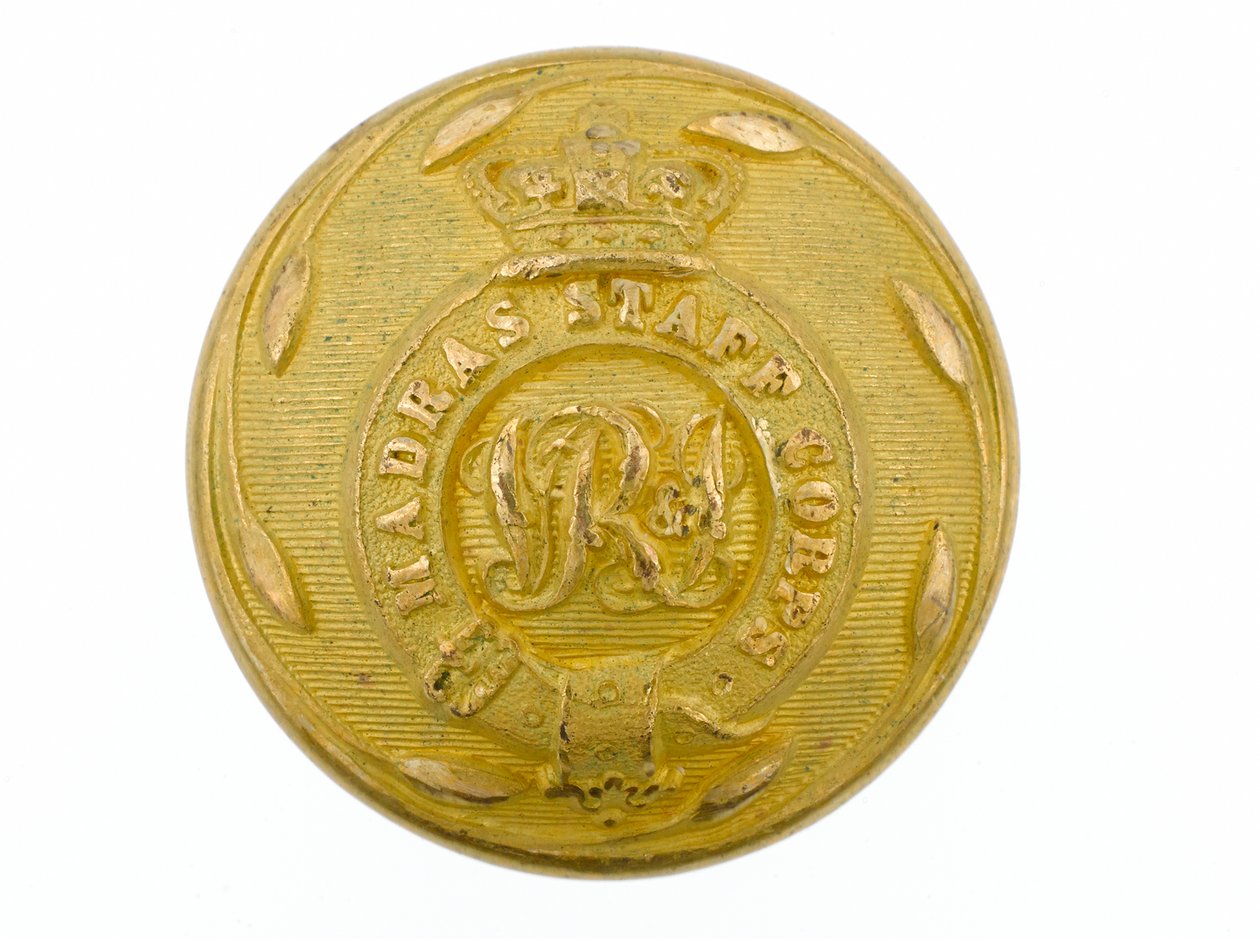 Button, Madras törzsi hadtest, 1861-1876 alkotó: English School