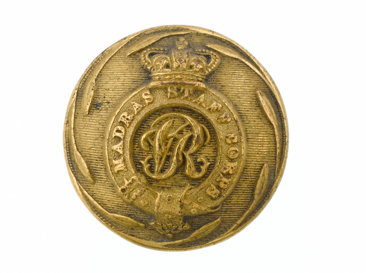 Button, Madras törzsi hadtest, 1861-1876 alkotó: English School