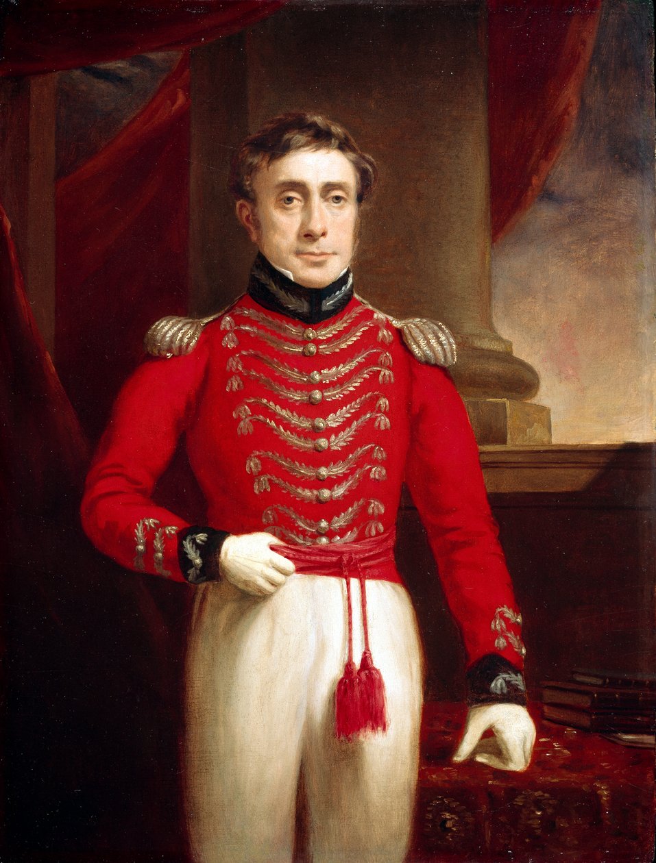 David Leighton kapitány (1774-1860) 4. ezred bennszülött gyalogsága, 1804 körül alkotó: English School