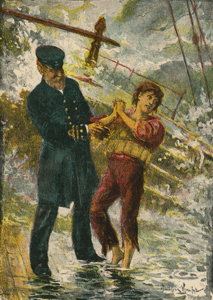 Strachan kapitány (színes litográfia) alkotó: English School