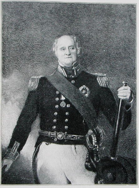 Thomas Masterman Hardy kapitány (1769-1839) (metszet) alkotó: English School