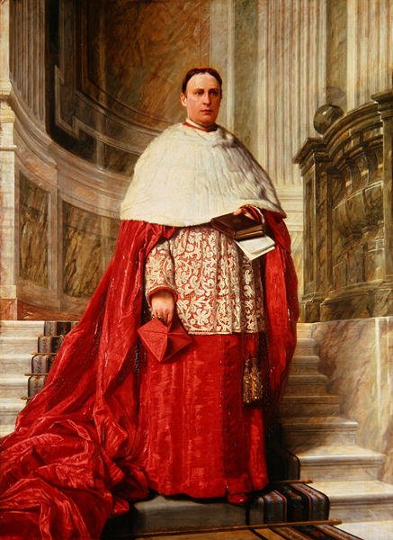 Edward Howard bíboros (olaj, vászon) alkotó: English School
