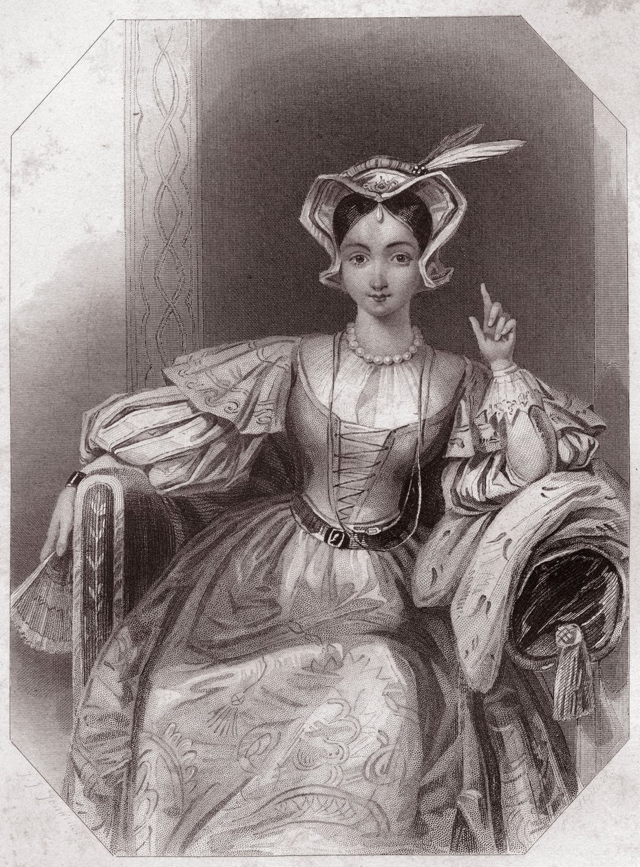 Francia Katalin (Katrin, VI. Károly és Isabeau lánya) (V. Henrik) (Ötödik Henrik krónikája története) in - „” Galerie des femmes de Shakespeare, a korai londoni művészek negyvenöt komoly portréjának gyűjteménye, gazdagítva kritikussal alkotó: English School