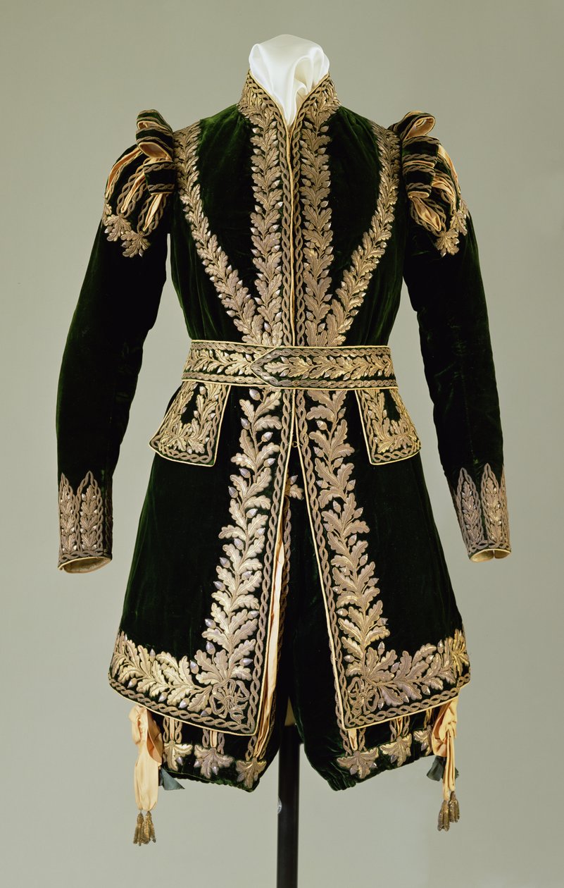 Ünnepi jelmez, 1821 (textil) alkotó: English School