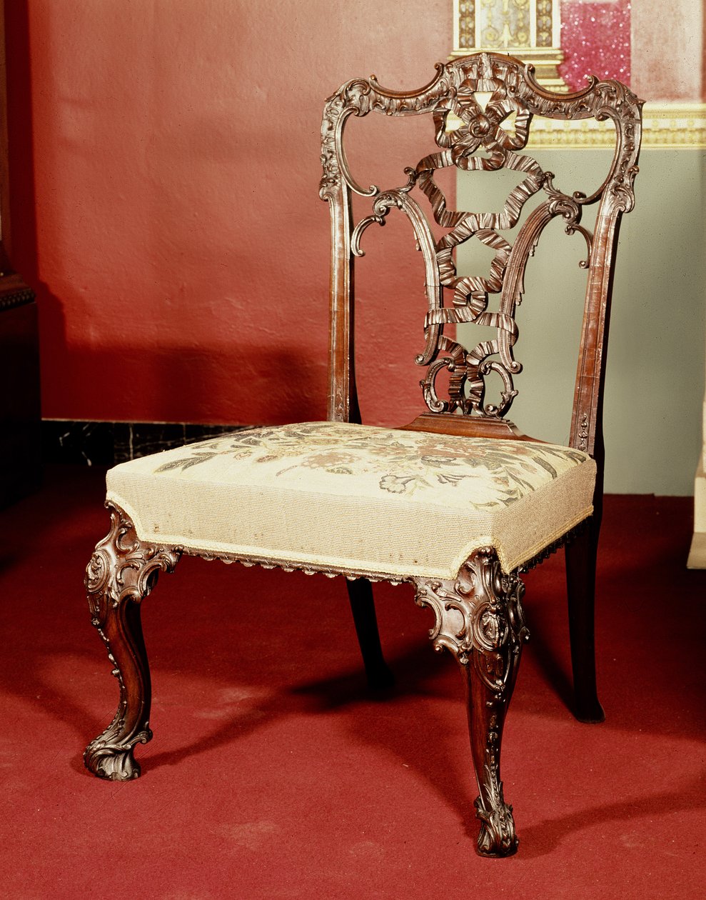 Szék, Chippendale Director design, 1760 körül alkotó: English School
