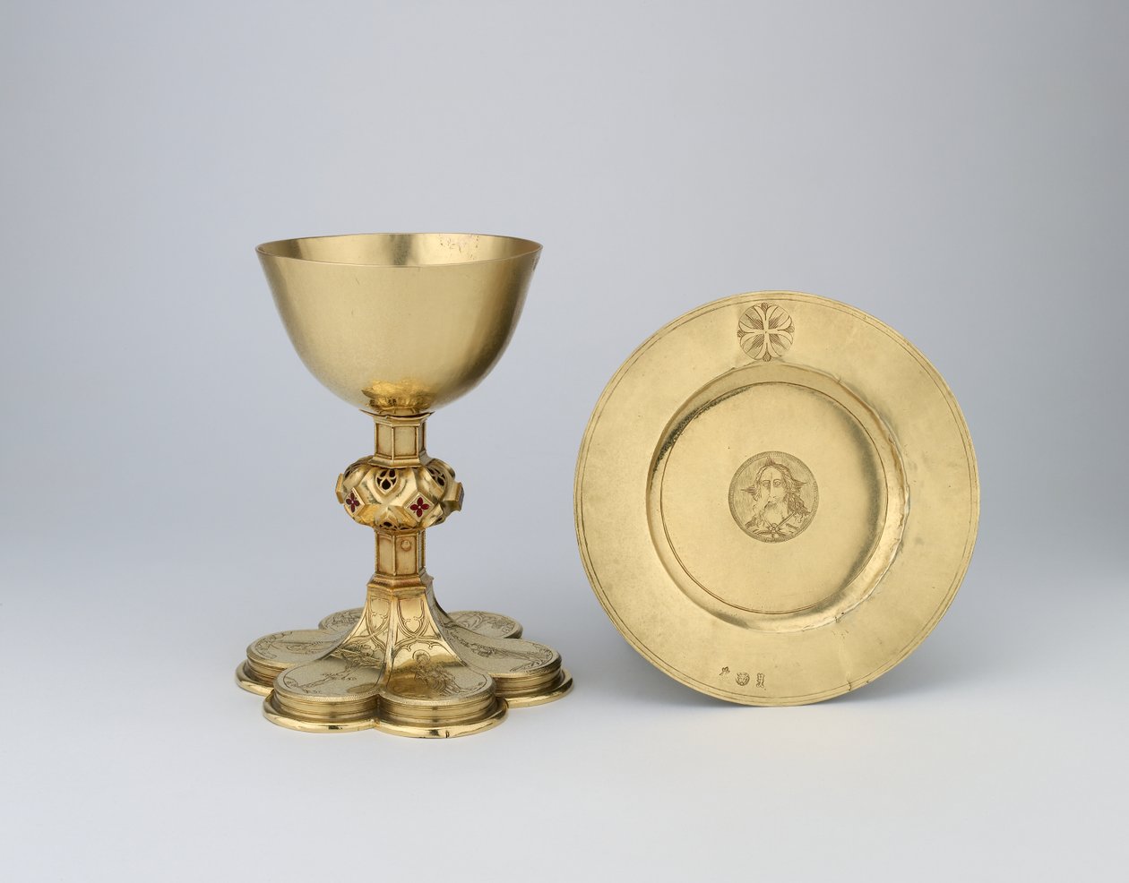 Kehely és patén, 1507-08 (arany zománcozott) alkotó: English School