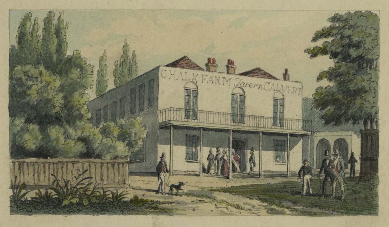 Krétafarm, St Pancras, 1850 körül alkotó: English School