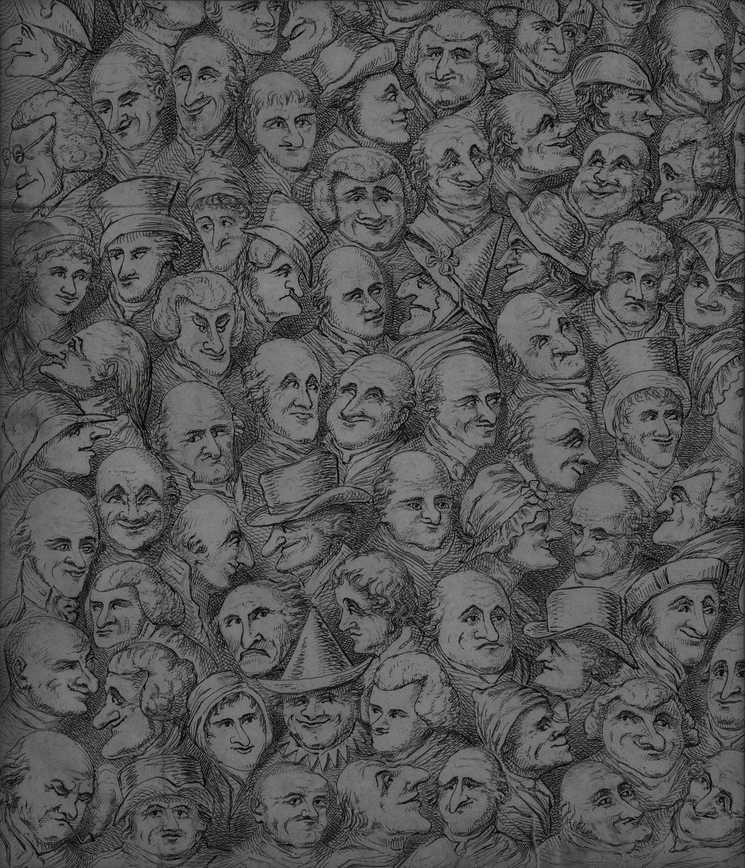 Karakterek és karikatúrák, 19. század eleje alkotó: English School