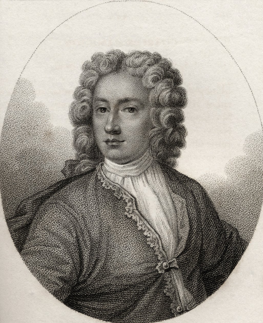 Charles Hamilton, Geremia metszet, illusztráció a „Királyi és nemes szerzők katalógusának V. kötetéből”, 1806-ban megjelent alkotó: English School
