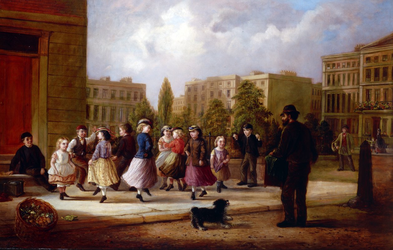 Gyermekek táncolnak alkotó: English School