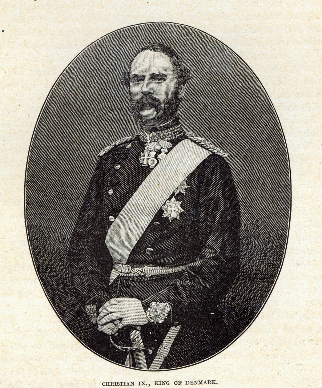 IX. keresztény, dán király alkotó: English School