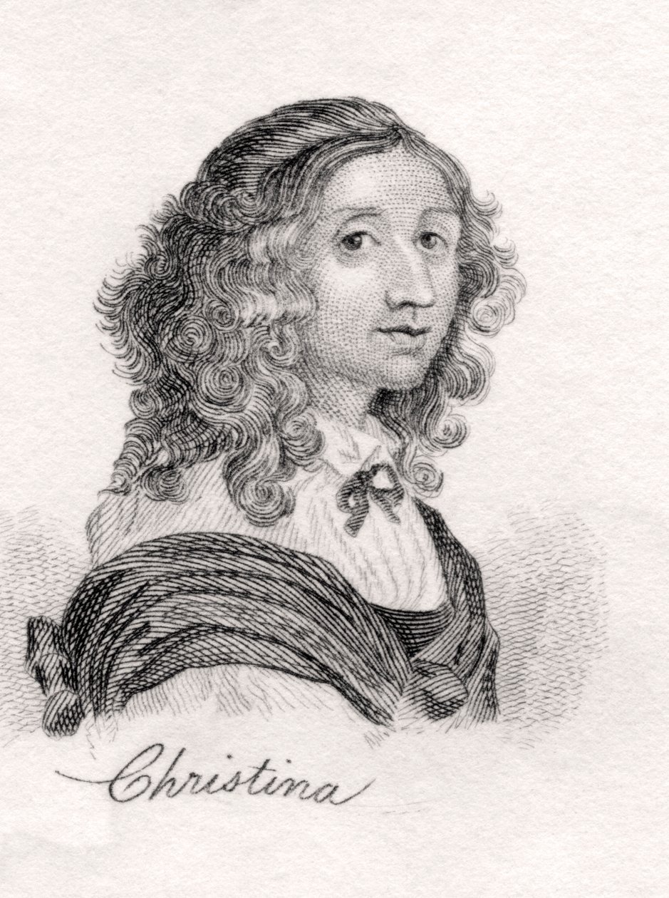 Christina of Sweden, a Crabbs Historical Dictionary-ből, 1825-ben alkotó: English School