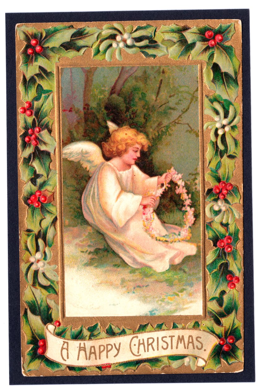 Karácsonyi képeslap, 1907 körül alkotó: English School