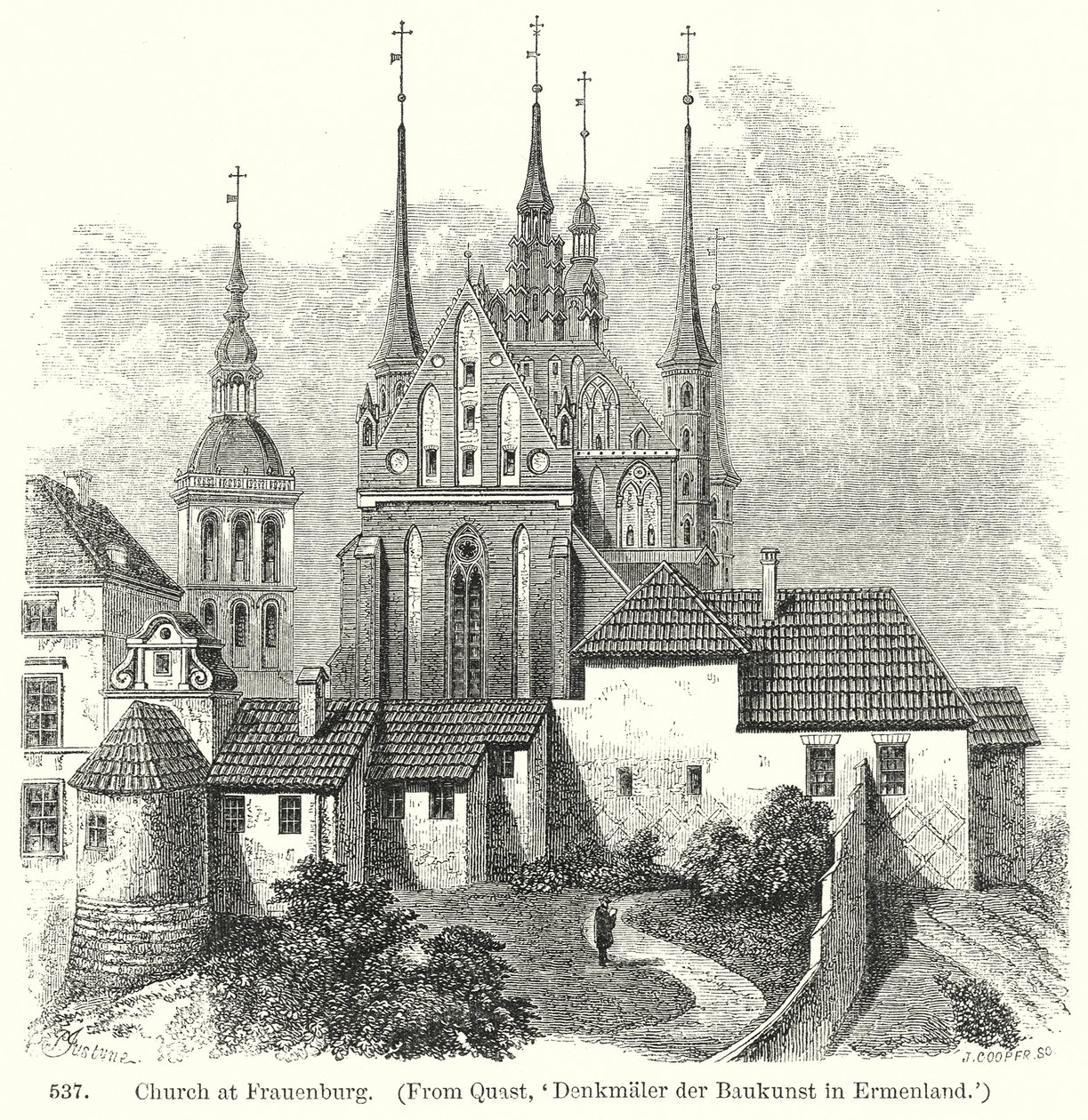 Frauenburgi templom (metszet) alkotó: English School