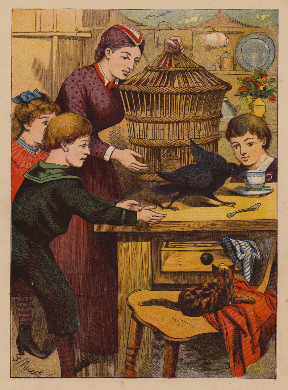 Clever Tricks (színes litográfia) alkotó: English School