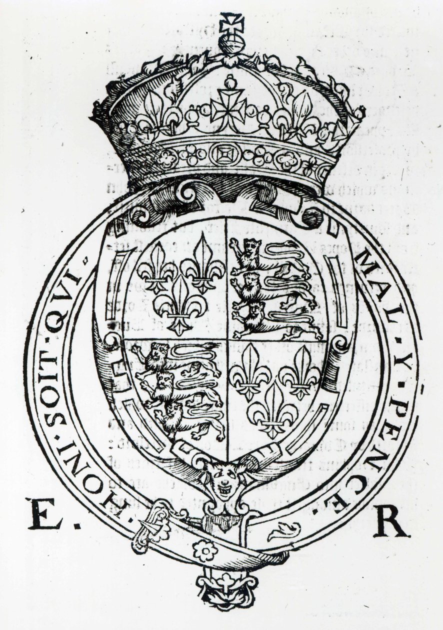 I. Erzsébet királynő címere alkotó: English School