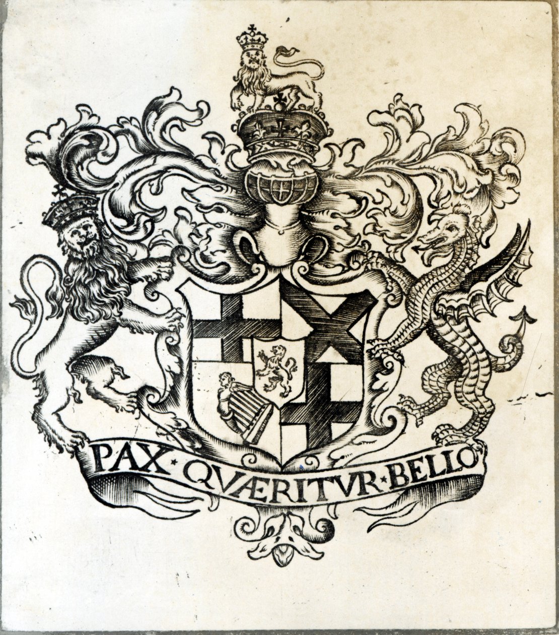 Oliver Cromwell (1599-1658) címere alkotó: English School