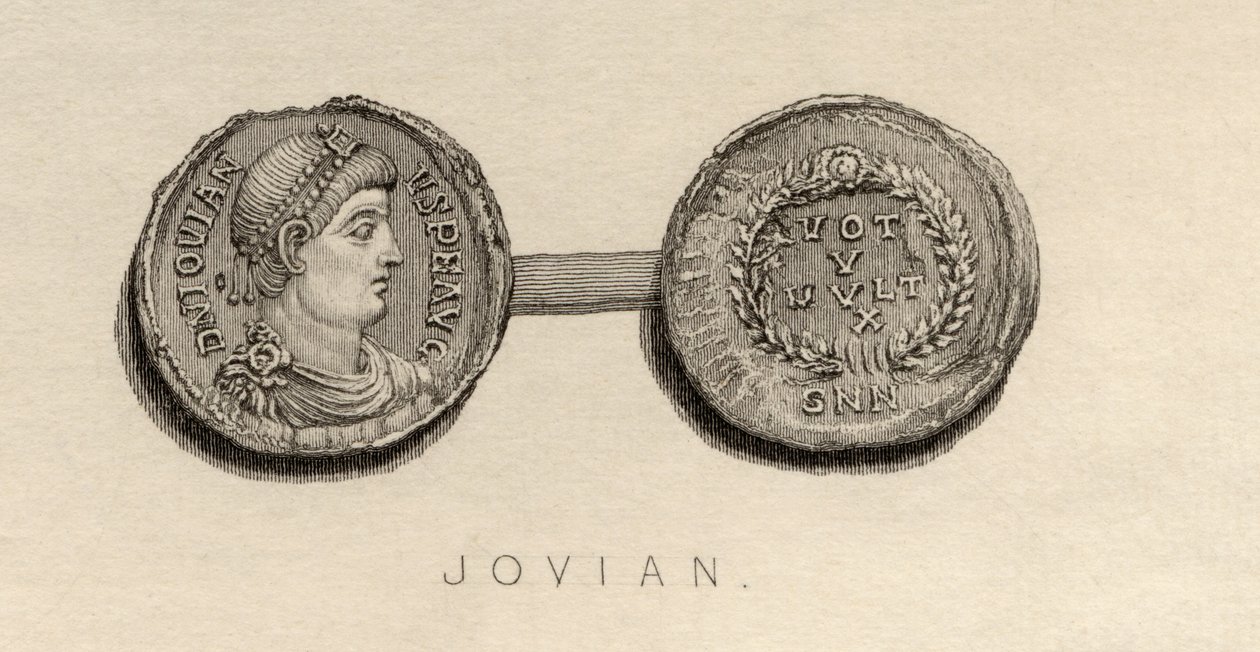 Érme Jovian idejéből alkotó: English School