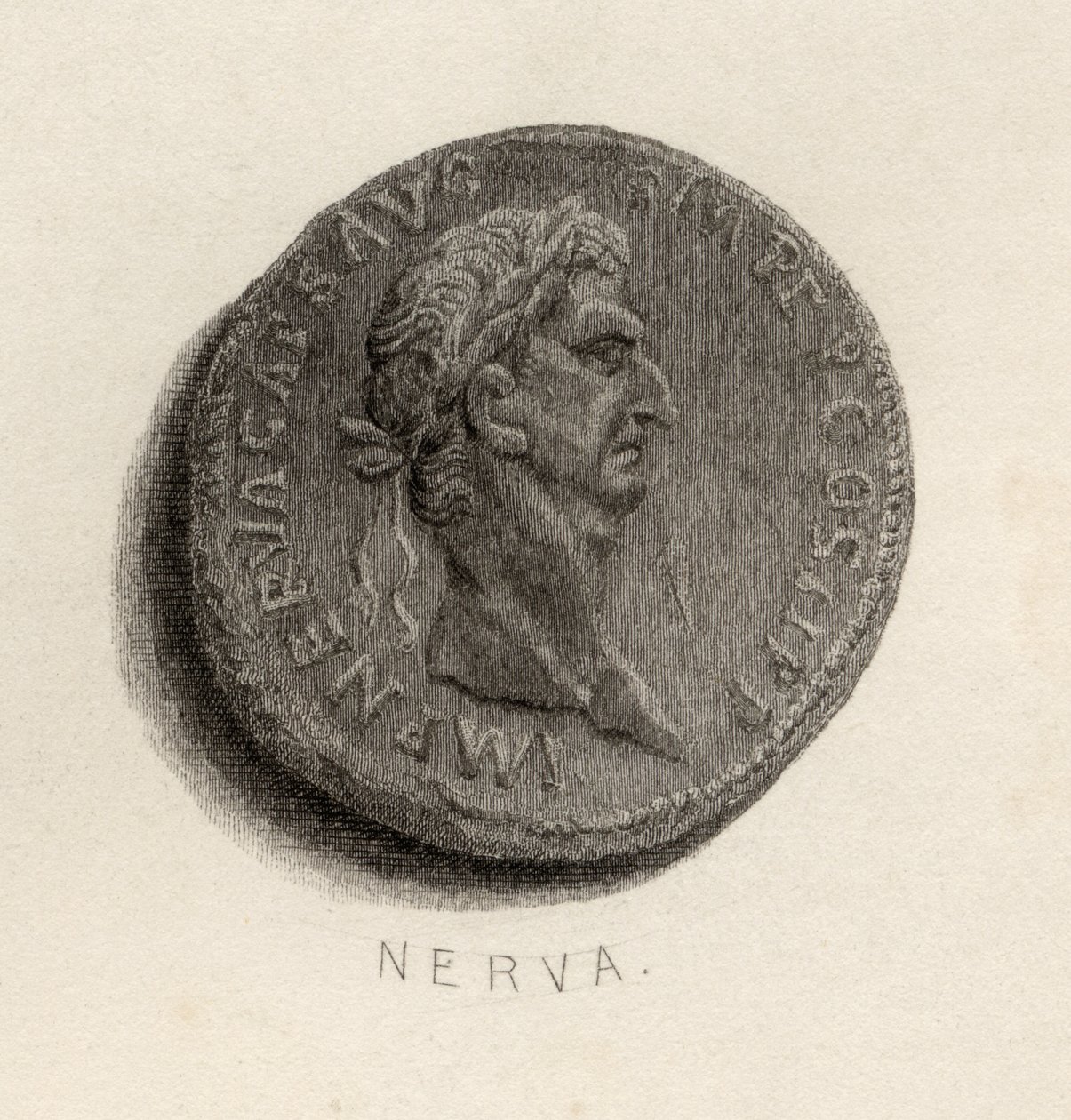 Érme Nerva Caesar Augustus idejéből alkotó: English School